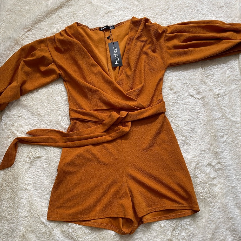Wrap Off The Shoulder Romper NWT